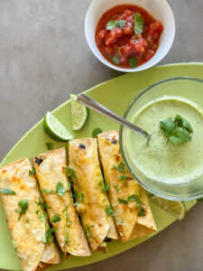 Air Fryer Mini Tacos with Cilantro Lime Cream Sauce