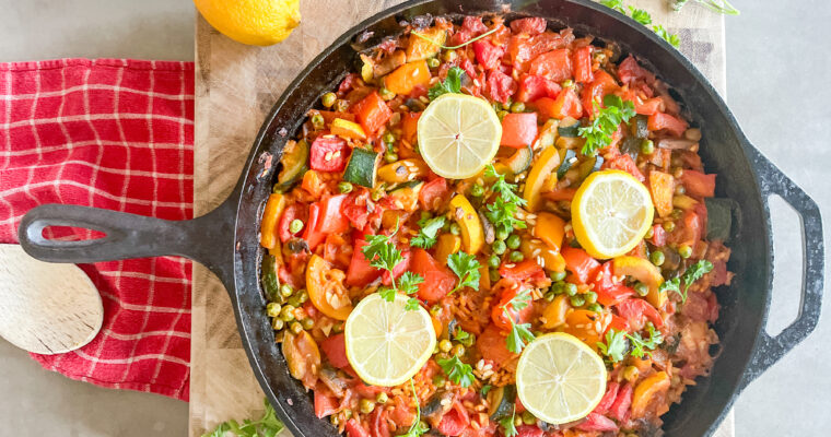 The Best Vegetable Paella Recipe (Easy and Vegetarian)