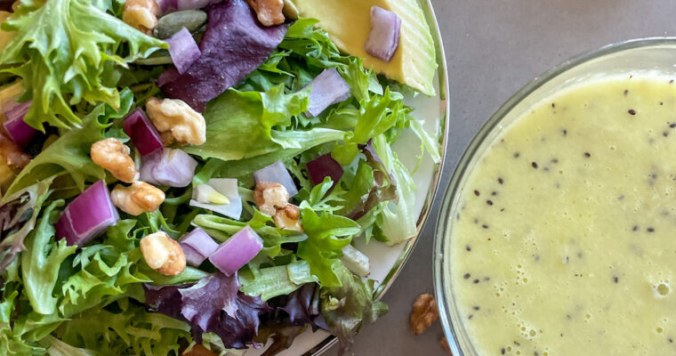 Creamy Kiwi Vinaigrette | Salad Dressing Recipe