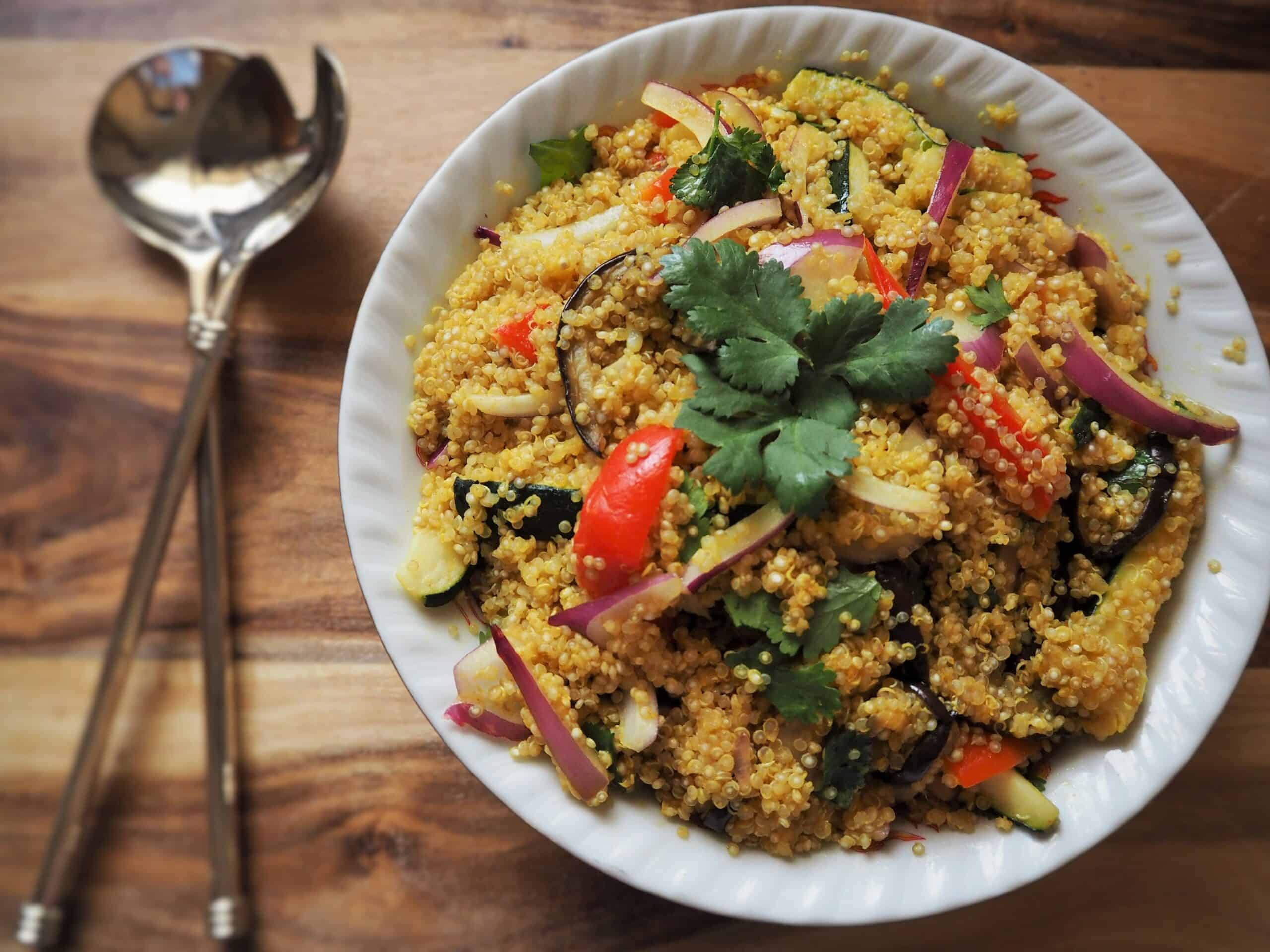 Quinoa and Roasted Vegetable salad