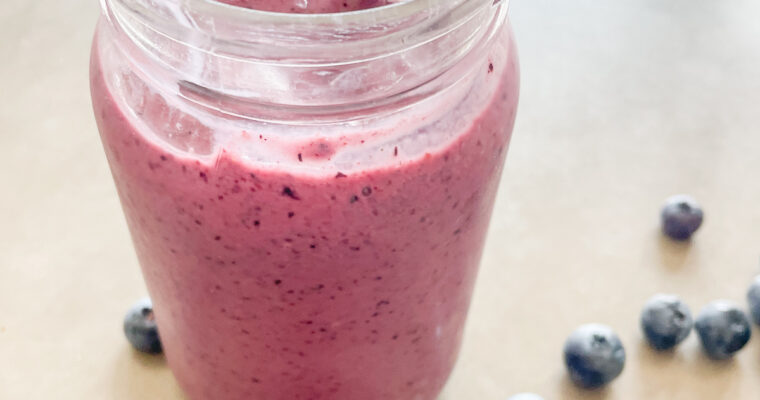 Blueberry Bliss Tropical Smoothie Recipe | Dairy Free